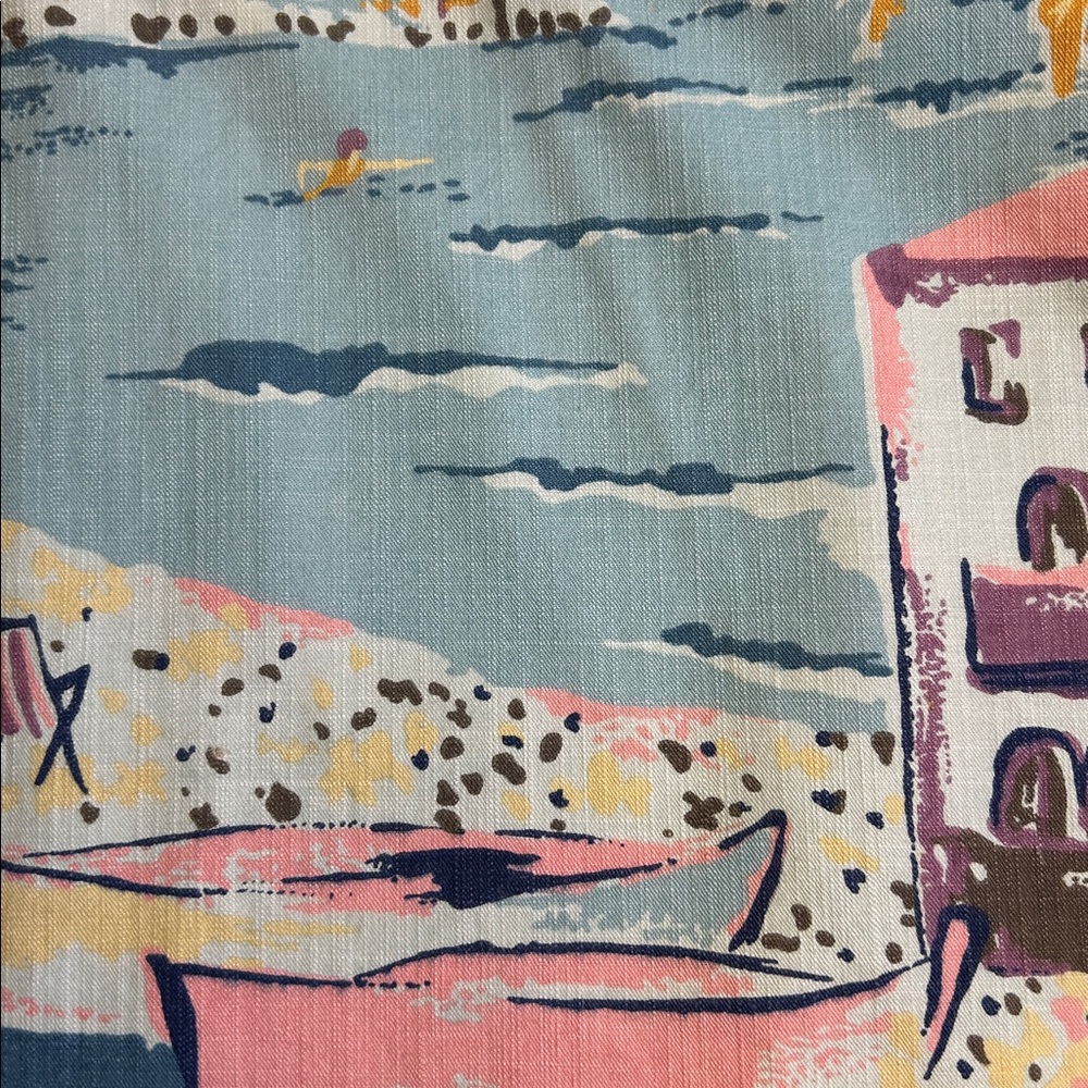 Boden Scenic Print A-Line Skirt size 6 100% cotton - Picture 4 of 11